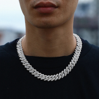 14mm Prong Cuban Link Chain & Bracelet