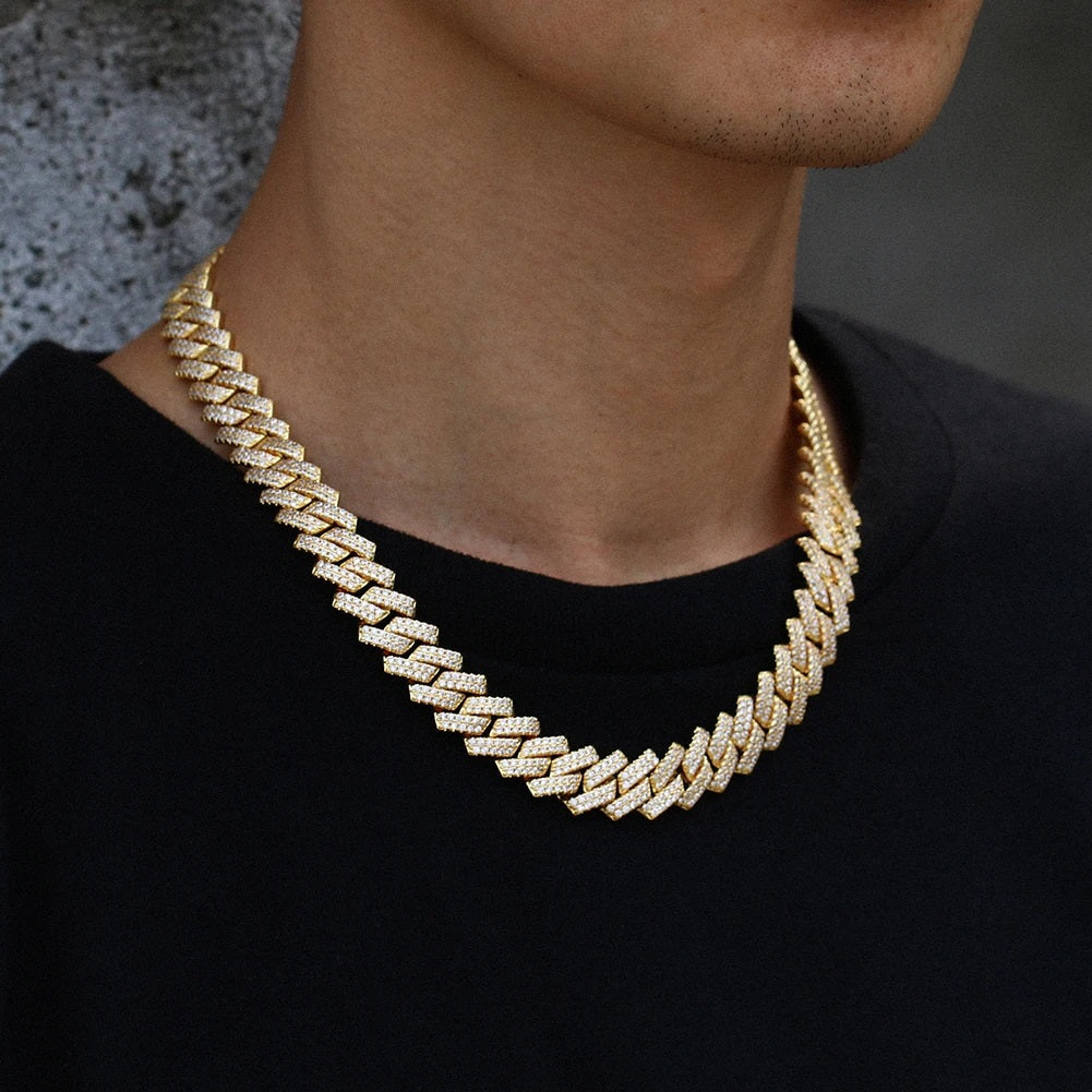 14mm Prong Cuban Link Chain & Bracelet