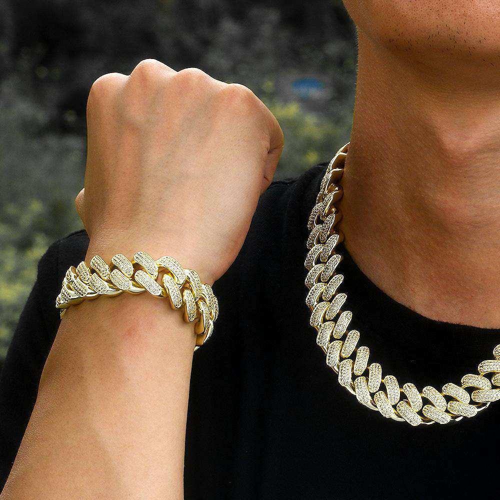 Tennis Chain & Cuban Link Chain